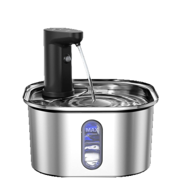 Modern Sturdy Stainless Steel Pet Water Dispenser